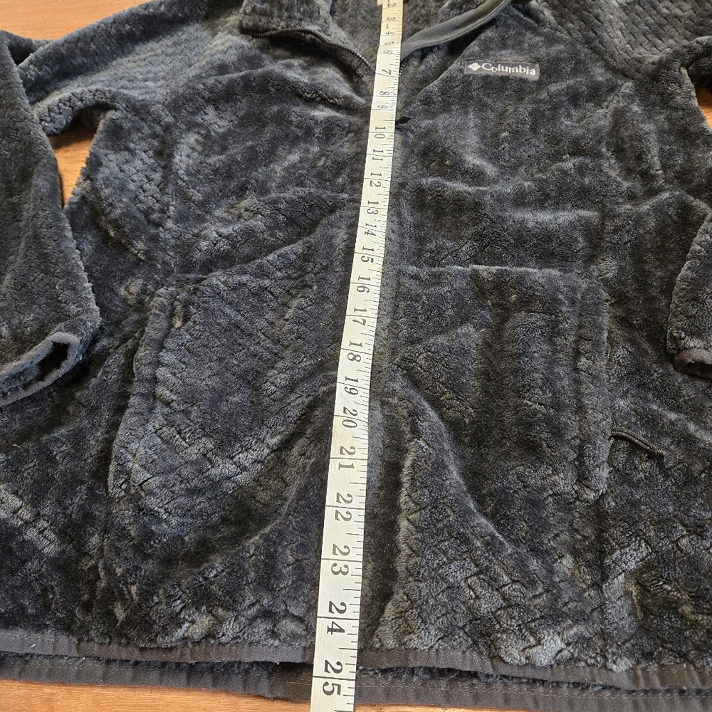 Columbia Dark Gray Textured Fleece Sweatshirt - Picture 3 of 4